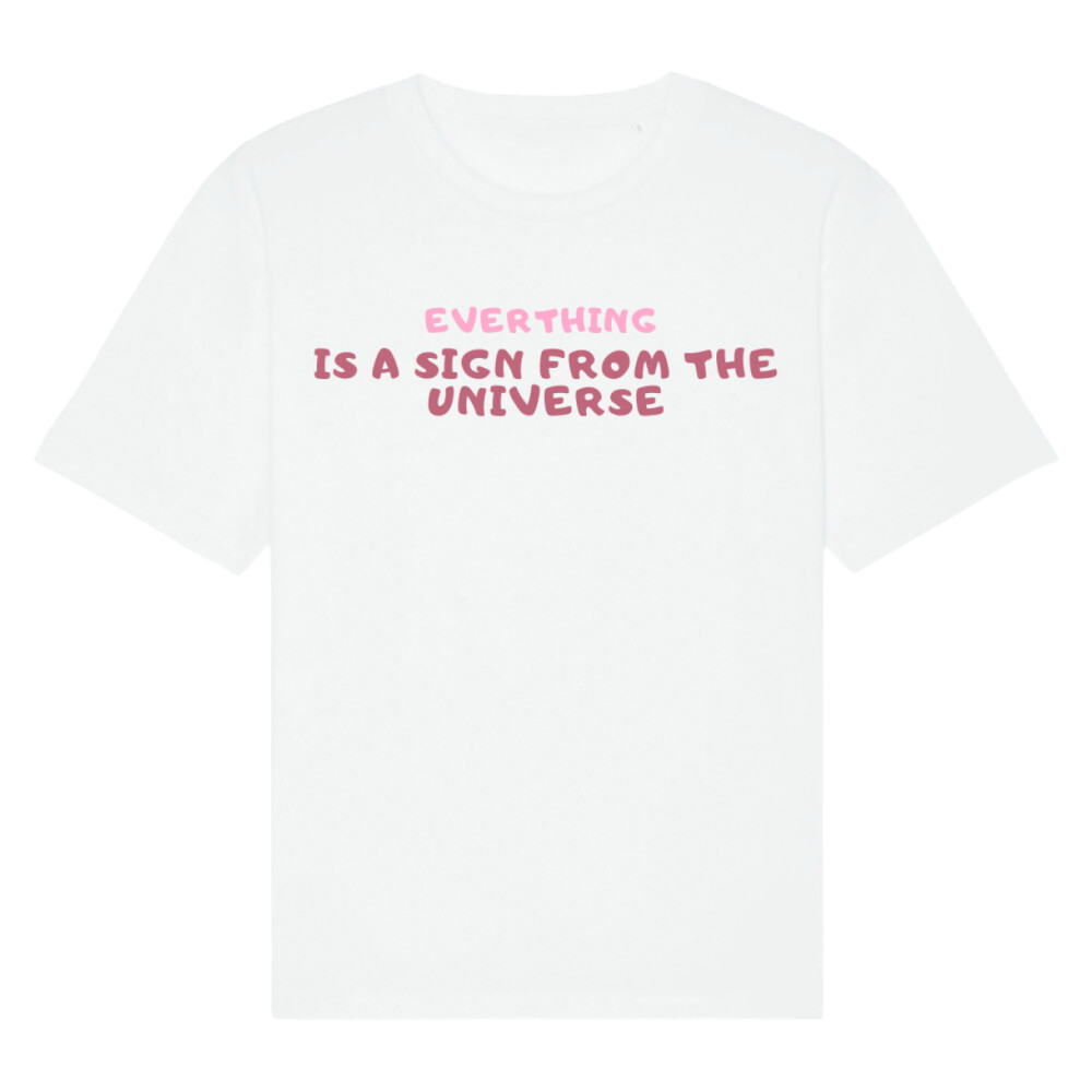 ''EVERYTHING IS A SIGN'' OVERSIZED T-SHIRT